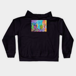 Vivid Thoughts Kids Hoodie